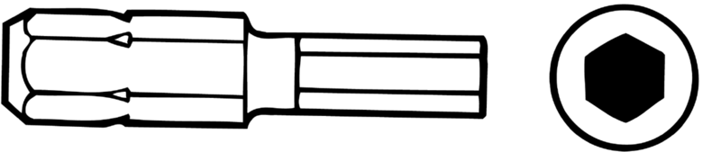 Bity IMBUS šestihran / 25 mm