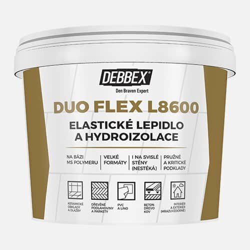 Elastické lepidlo a hydroizolace DUO FLEX L8600