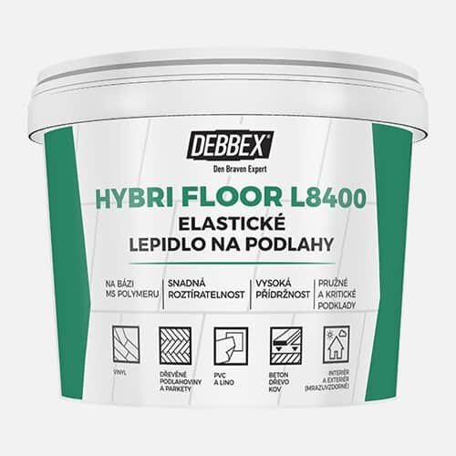 Elastické lepidlo na podlahy HYBRI FLOOR L8400