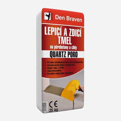 Lepicí a zdicí tmel na pórobetony a cihly QUARTZ PORO